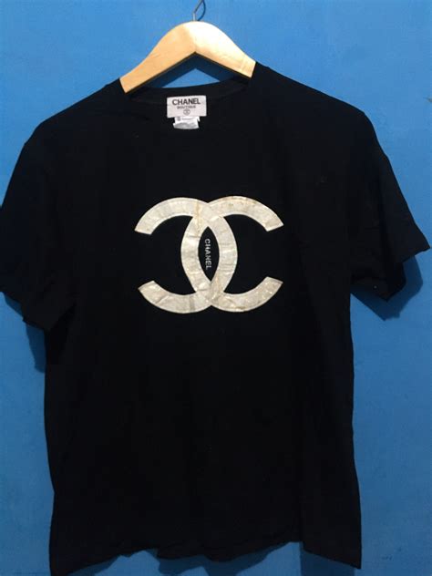 t shirt chanel|chanel t shirt vintage.